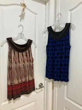 Two Express Sequined Trimmed Tops